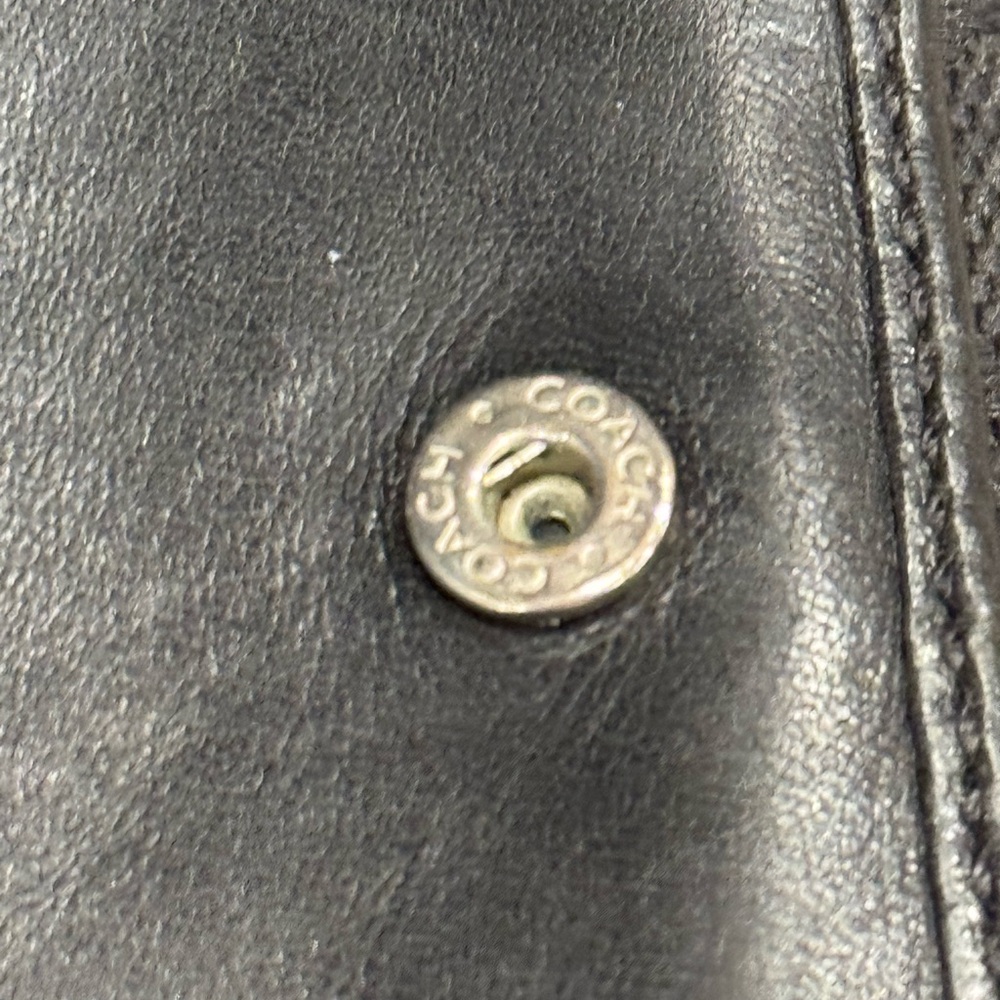 Coach Black Men leather and canvas men wallet - Picture 8 of 8